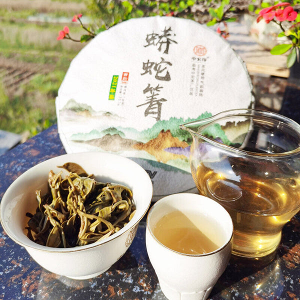 Python Qing Ancient Tea High Quality Puer Tea Green Tea Health Care 357g/12.59oz