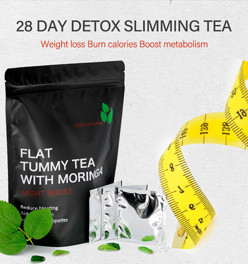 All Natural Flat Tummy Tea with Moringa Herbal Tea 3g*28 bags