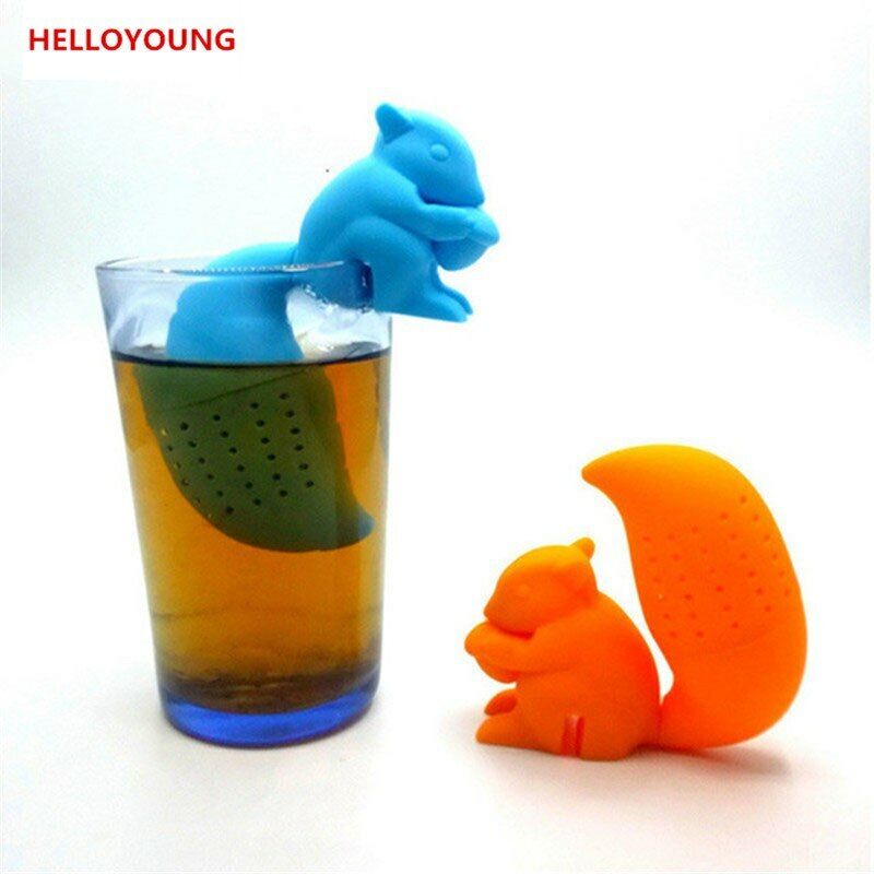 Infuser Filter Diffuser Tea Tools Loose-leaf Tea Squirrel Tea Strainer Silicone