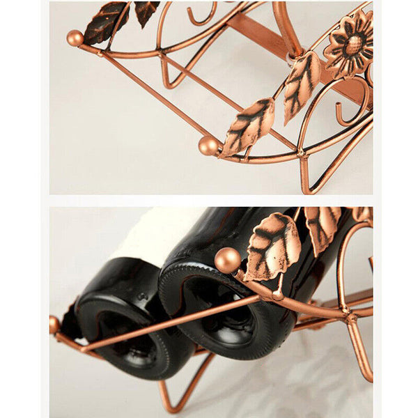 Wine Rack Wine Bottle Holder Glass Cup Holder Display Champagne Bottles Stand