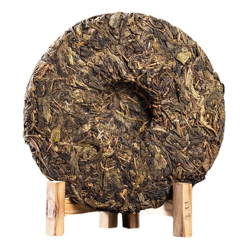 Mengsong Spring Tea Golden Jiahuang Tablets Grain Tea Pu'er Tea Raw Tea 357g