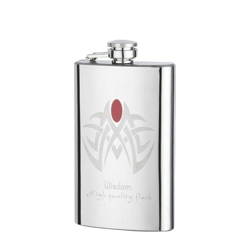Stainless Steel Liquor Whisky Alcohol Portable Drinkware Flagon  Vodka Hip Flask