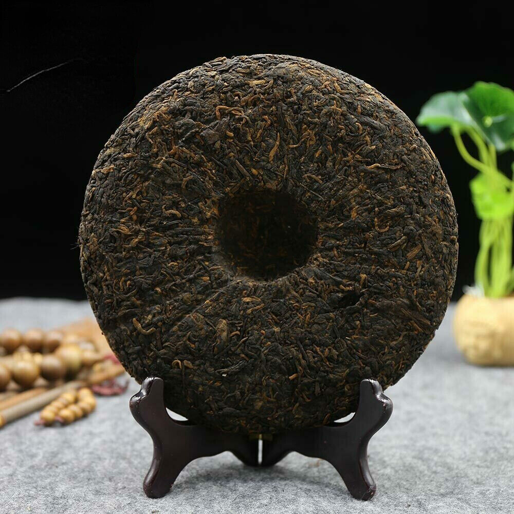 HelloYoung Mengku Rongshi Ripe Puer Tea Chinese Yunnan Authentic Palace Ripe Puerh Tea 400g Main image