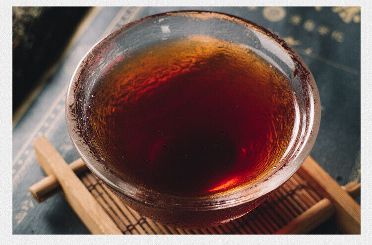 HelloYoung 1kg Black Tea Hunan Anhua Black Tea Golden Flower Fu Brick Tea Tianjian Fu Brick