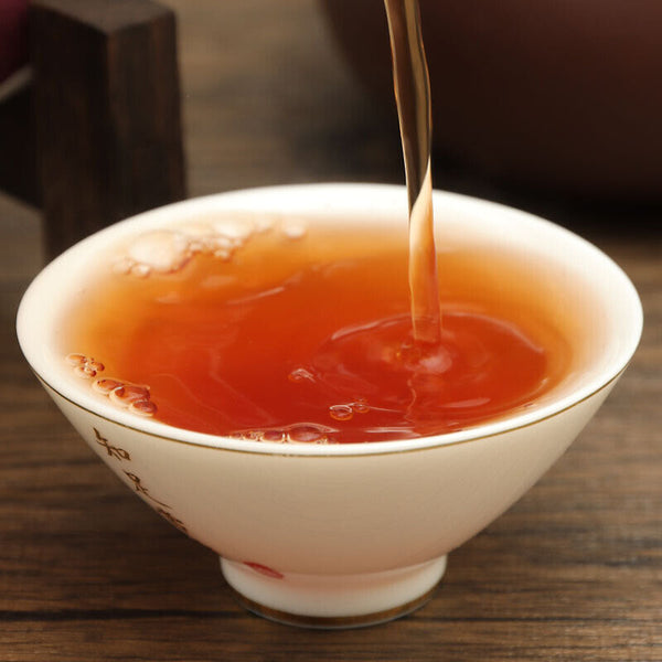 Pu'er Tea Cake Charm 357g Pu-er Ripe Tea Menghai Puerh Tea Ripe Tea