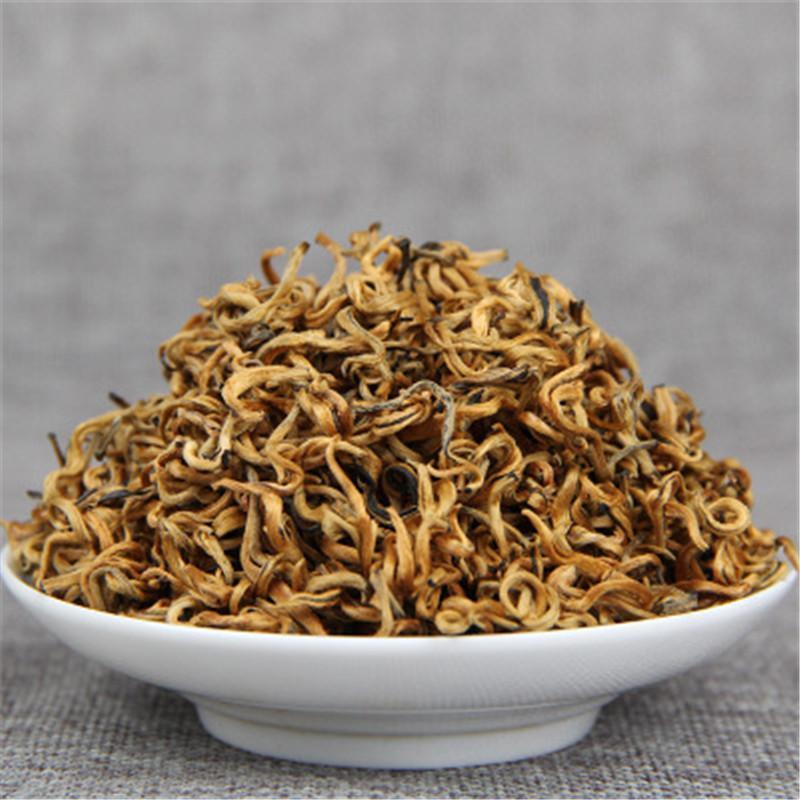 HelloYoung40g Yunnan Dianhong Black Tea Large Leaves Kung Fu Cha Red Honey Golden Buds Tea