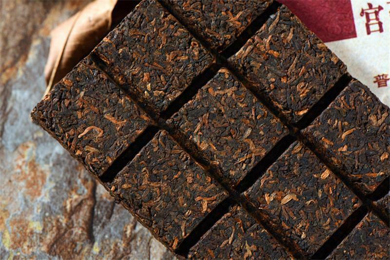 HelloYoung Yunnan Health Care Pu Er Tea Puerh Tea Ripe Tea 80g Pu Erh Tea Brick Tasty Tea
