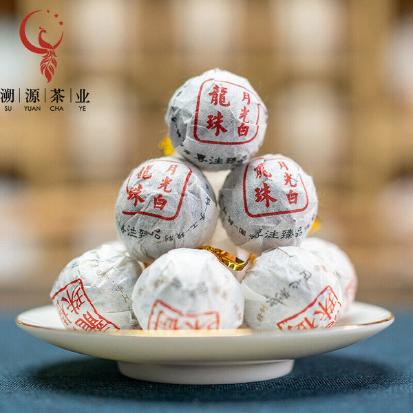 HelloYoung 500G Yunnan White Tea Moonlight White Dragon Pearl Spherical Handcrafted