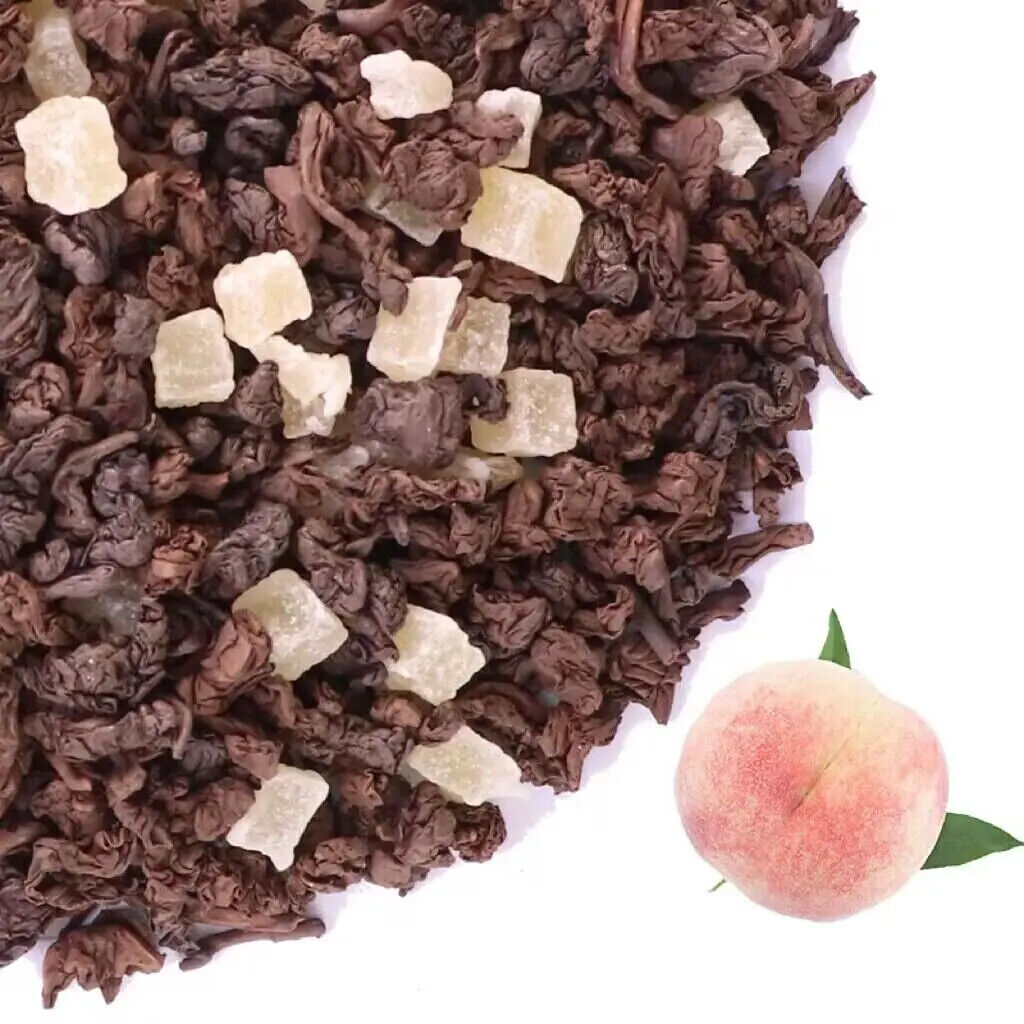 Peach Flavor Dark Oolong Top Quality Black Oolong Tea Mixed Fruits Tea 100g Secondary image