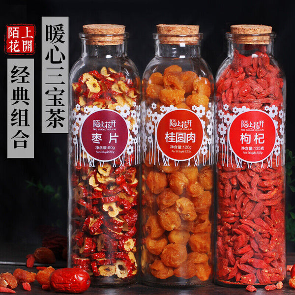 Three Treasure Tea Red Dates, Longan, Wolfberry Tea Women's Health Tea