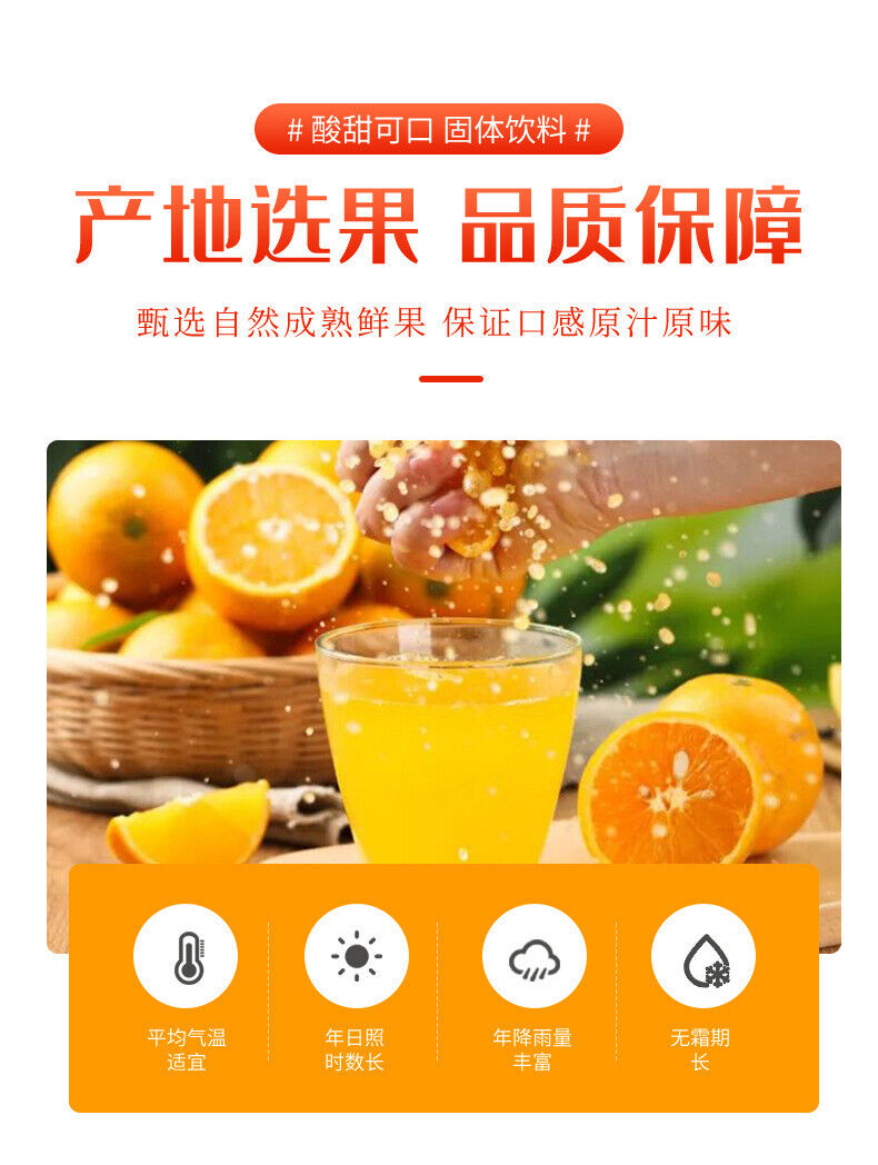 Instant Orange Powder Fruit Juice, Lemon Iced Tea Powder Beverage Drink Mix