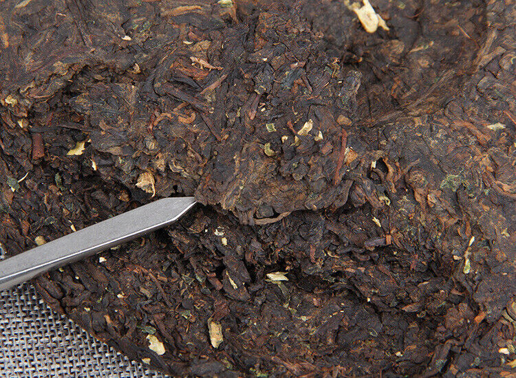 HelloYoung 357g Yunnan Pu'er Ripe Tea Cake 糯香普洱茶熟茶勐海七子饼糯米香普洱茶饼 357g