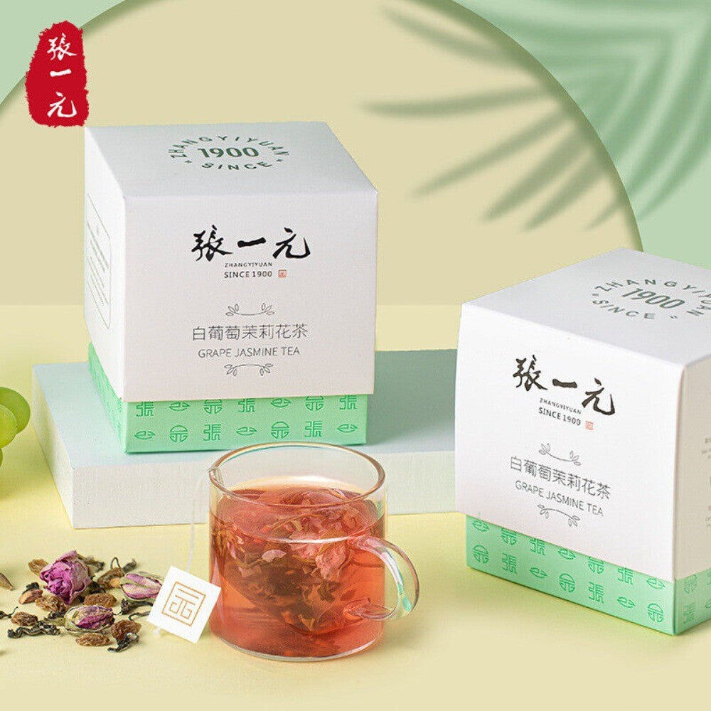 White Grape Jasmine Tea Bags 30g Premium Fruity Floral Cold Brew Blend Secondary image