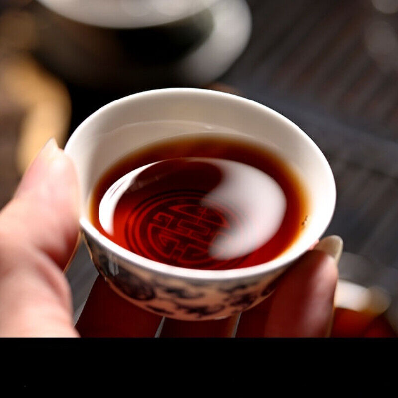 HelloYoung 2499g Chinese Tea Yunnan Ruyi Qizi Pu'er Tea Cake 7 Cakes Ripe Pu Erh Black Tea