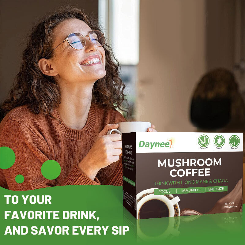 Coffee Tea Espresso Supplies Healthcare Supplement Mushroom Coffee Blend Secondary image