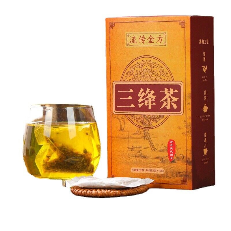 HelloYoung 150g Three rejuvenating tea Qing Qian Liu corn husk mulberry leaf tea for health Main image