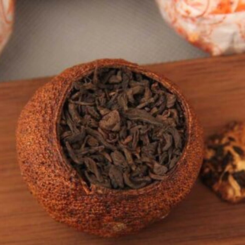 Orange Peel Pu'er Loose Tea PEI YU Xinhui Matured Chenpi Ripe Pu'er Tea 312