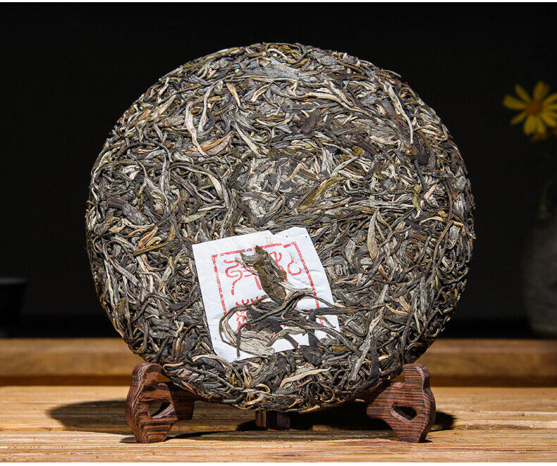 HelloYoung 357g Puerh Raw Tea Cake Pu-erh Raw Tea Cake Yunnan Pu-erh Tea Cake 布朗山老曼峨古树茶