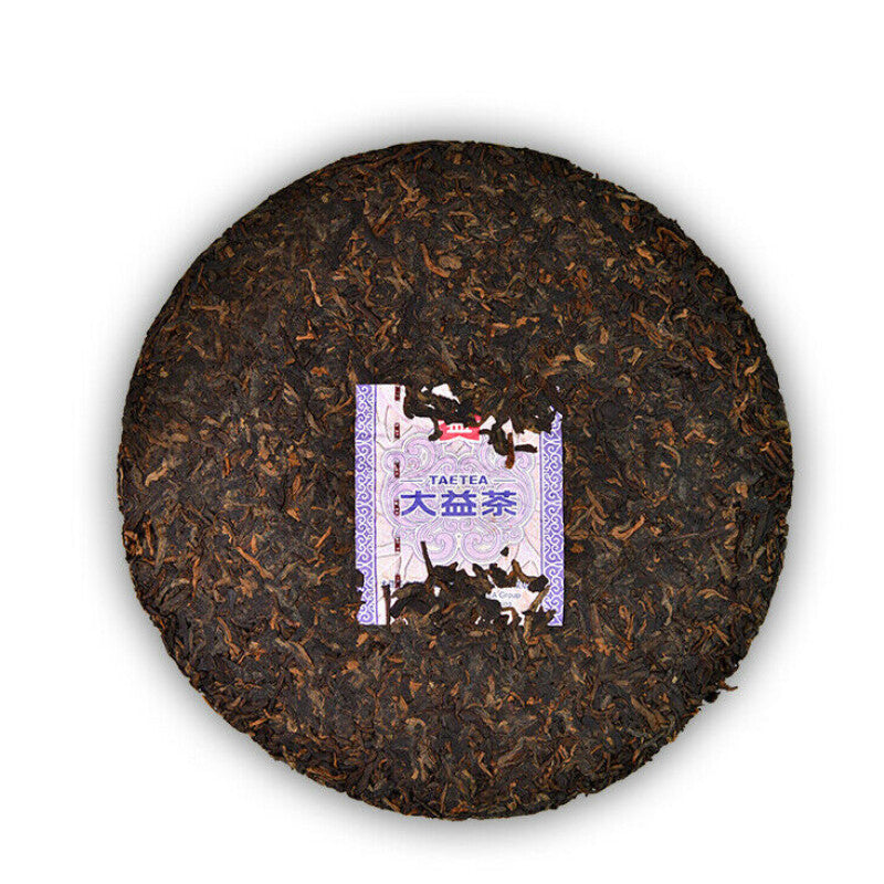 TemuTea 357g Menghai Tea Ancient Tree Ripe Puer Tea  Dayi Pu'er Tea Cake