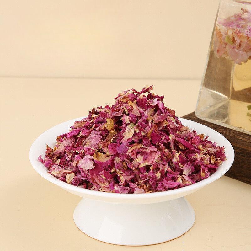 Natural handmade picking Pingyin Double Petal Red Rose Petal Flower Tea Main image
