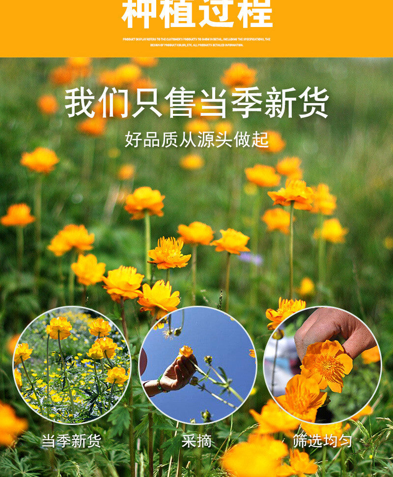 Bulk Herbal Tea for Relaxation and Wellness Fresh Dried Golden Lotus Flowers
