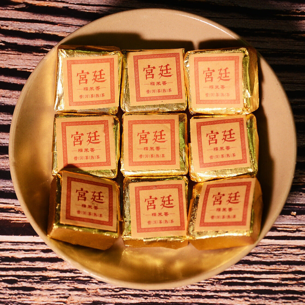 HelloYoung Yunnan Jindian small square brick black tea leaves glutinous fragrance brick tea