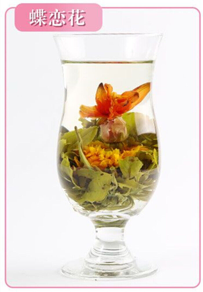 Handmade Fresh Beauty Globe Amaranth Jasmine Tea Flower Blooming Tea Ball 20pcs Main image