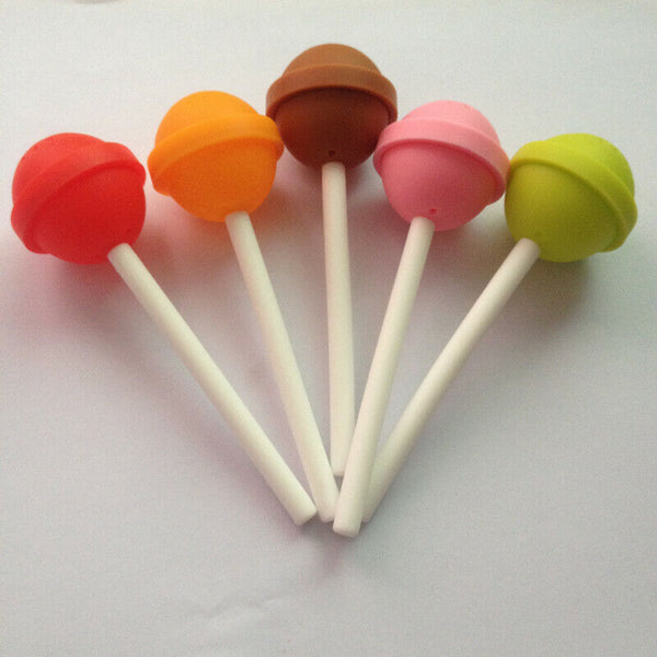 Loose-Leaf Infuser Silicone Tea Lollipop Tea Strainer Diffuser Flower Tea Filter