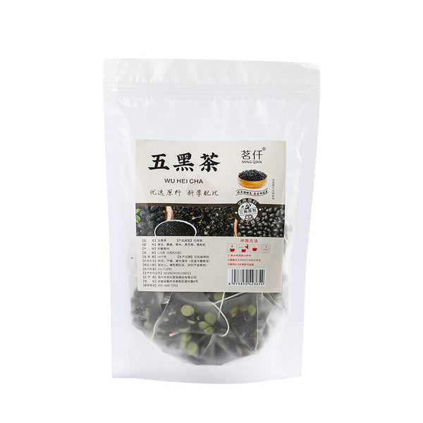 Black Wolfberry Black Bean Five Black Tea Black Sesame, Mulberry, Black Rice