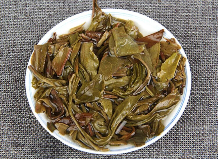 357g Early Spring Raw Puer Tea Qi Zi Bing Cha Unfermented Puer Tea Cake