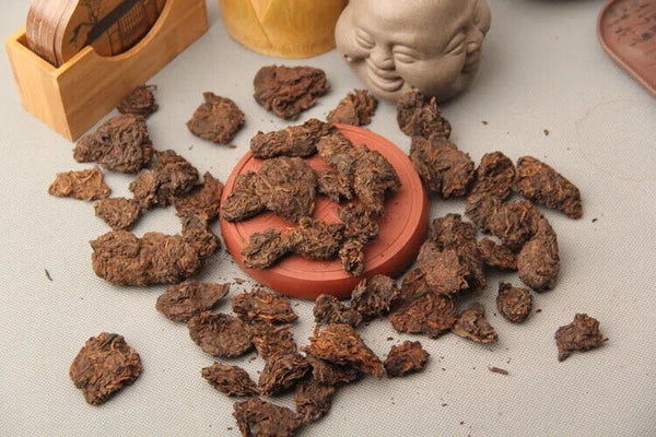 HelloYoung Pu'er Old Tea Head Natural Tuo Super-grade Jinya Menghai Head Cooked 250g