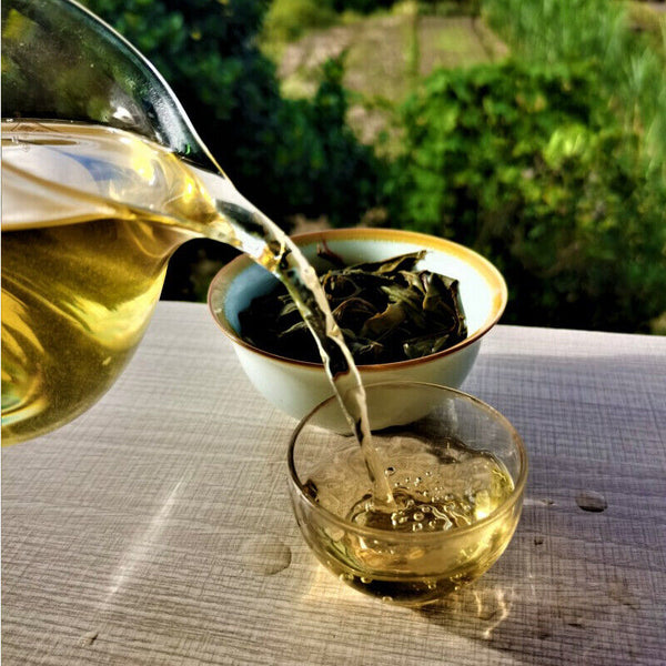 HelloYoung 357g Top Xigui Ancient Tree Pu'er Tea High Quality Yunnan Qizi Cake Green Tea