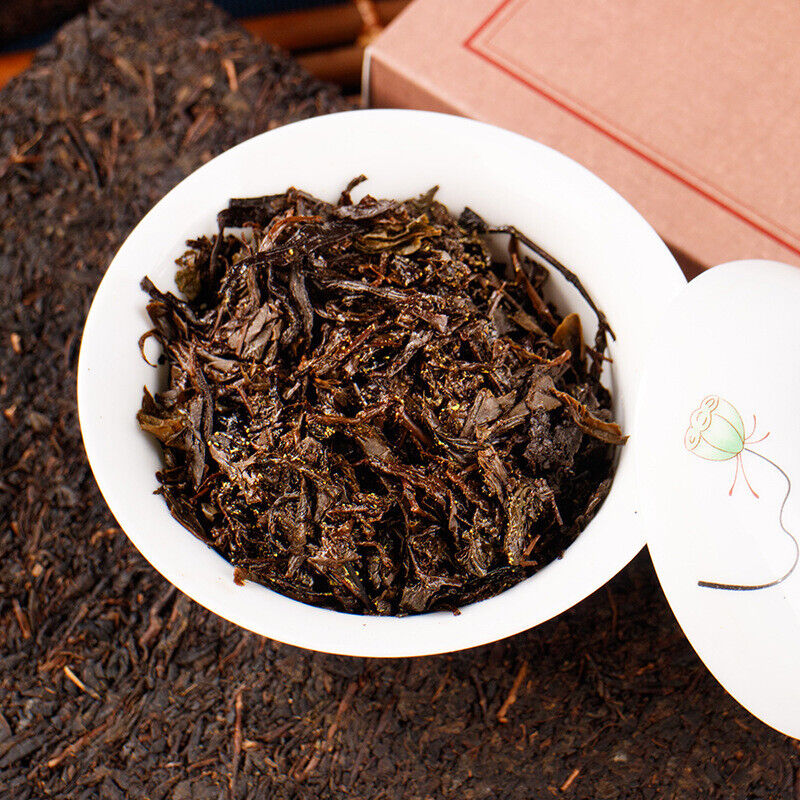 HelloYoung 1kg Anhua black tea Jinhua handmade Fu brick tea Tianjian raw material black tea