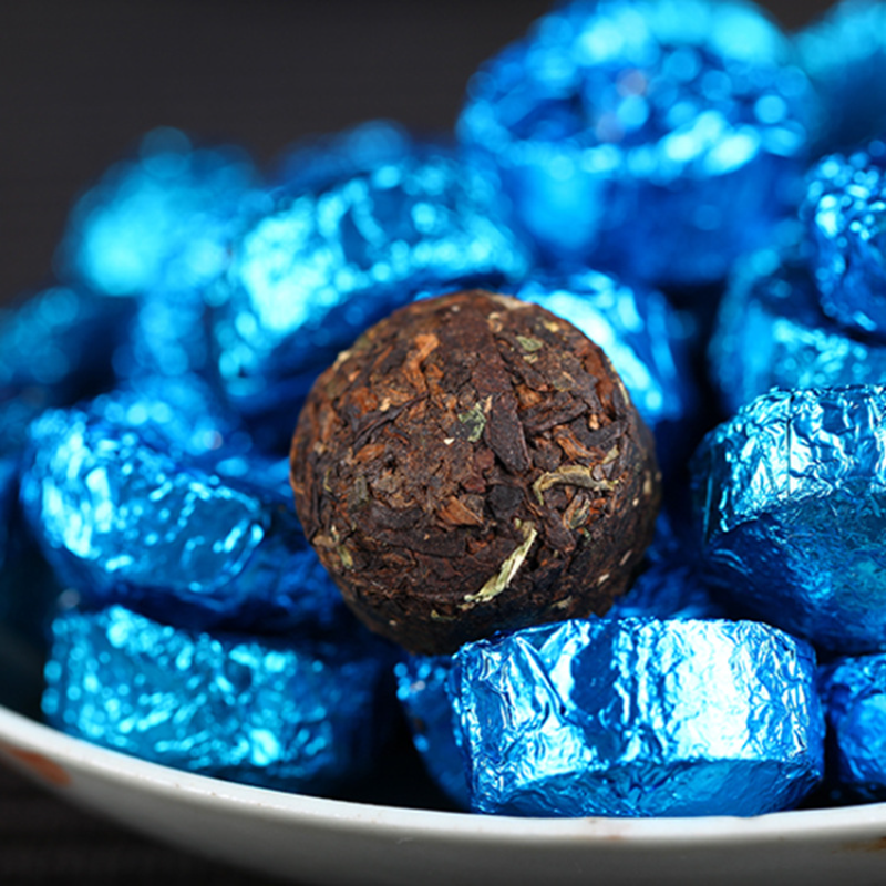 HelloYoung Pu-erh Ripe Tuo Loose Yunnan Pu-erh Tea Leaves Mini Small Tuo Tea 500g/1.1lb Secondary image