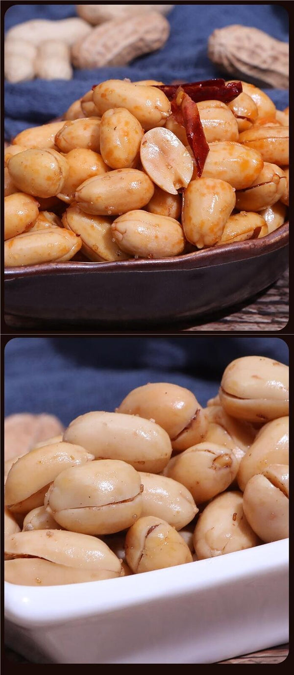 Spicy Salted Peanuts 5lb Bulk Pack Ideal for Snacks and Drinks