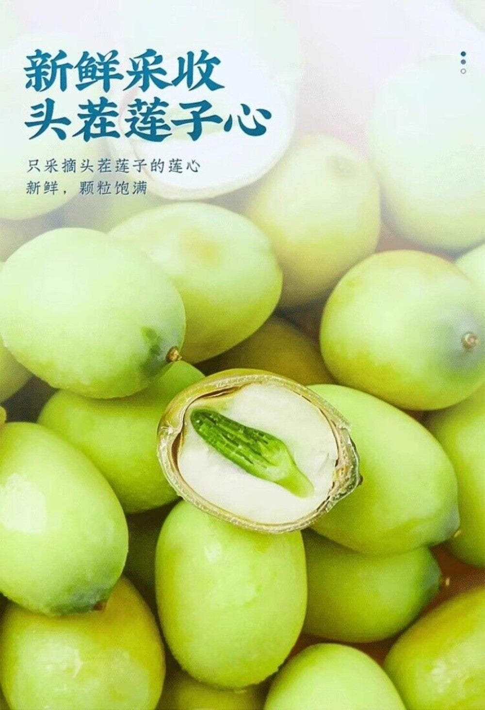 Lotus Seed Heart Tea 150g Fresh Cooling Herbal Blend Natural Lotus Plumule