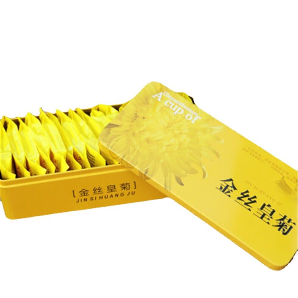 HelloYoung 20pcs High Quality Gold Huang Ju Chrysanthemum A Large Cup of Organic Herbal Tea Main image