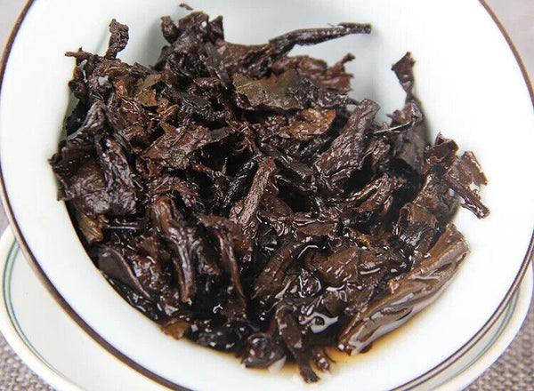 Yunnan Jinmai Pu Erh Tea Cake Aged Ripe Fermented Puer Tea Qi Zi Bing Cha 357g