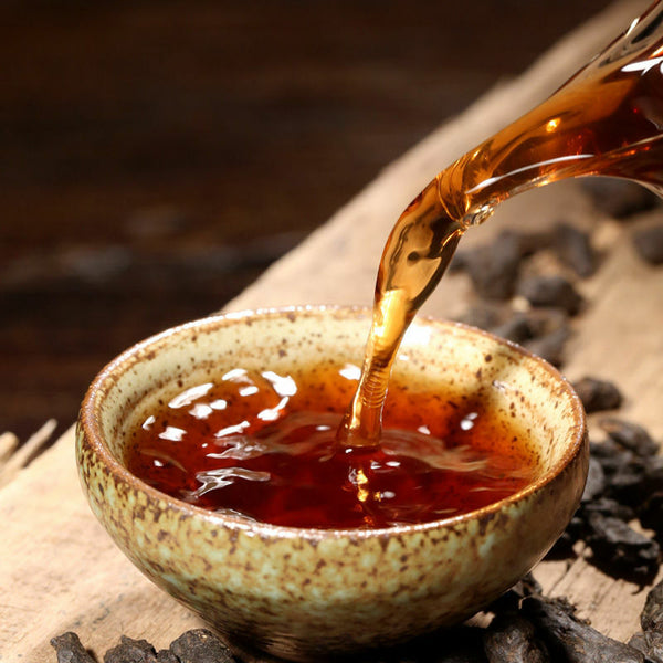 250g/8.8oz  Pu'er Tea Organic Glutinous Rice Fragrance Pu-Erh Cooked Black Tea