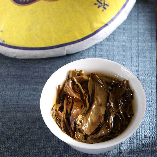 HelloYoung Yunnan Seven Sons Cake Tea Lao Banzhang Puerh Tea Raw Tea 357g Pu'er Tea Cake