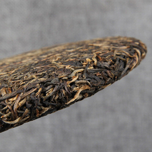 HelloYoung Pu'er Tea Cake Green Tea Big Leaf Pu-erh Tea 400g Natural Menghai Qizi Raw