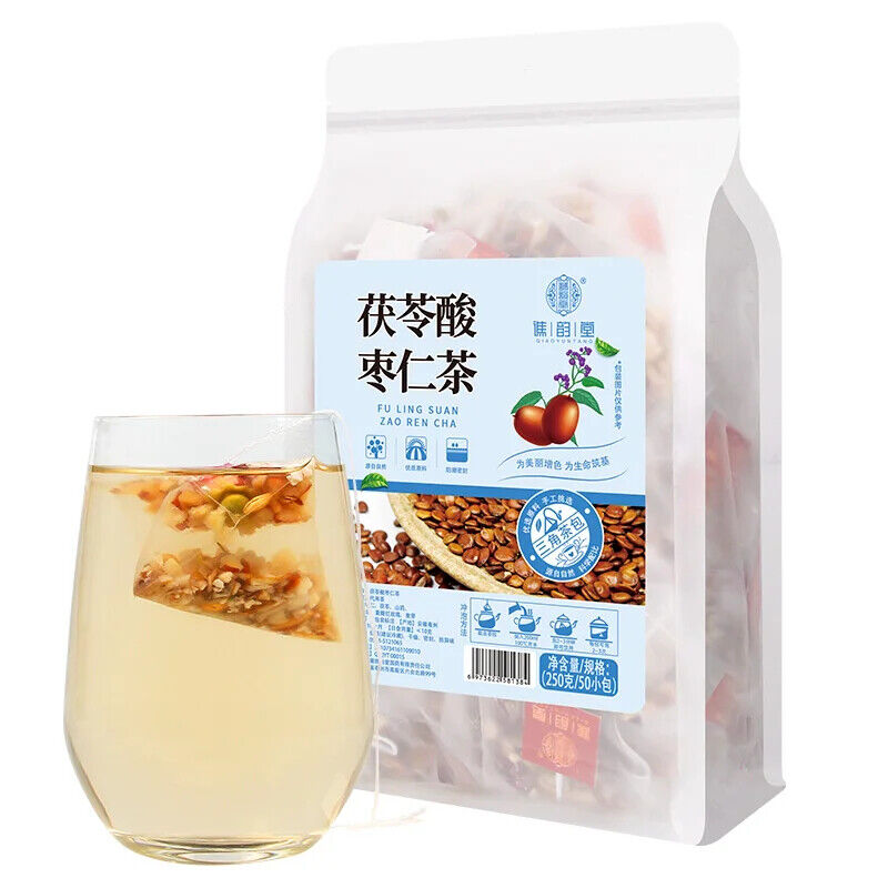 Poria Spinosae Seed Tea Lily Yam Poria Cocos Sour Jujube Kernel Herbal Tea 250g Secondary image