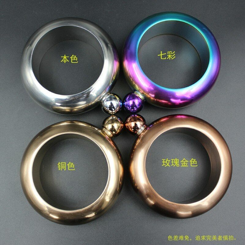 Wine Bottle Alcohol Drinkware Bangle Bracelet Hip Flask Portable Whiskey Vodka