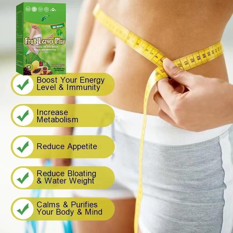 Fruit Leaves Plus Fruit Flavor Slimming Tea Hot Sale in Africa 3g*20 Bags