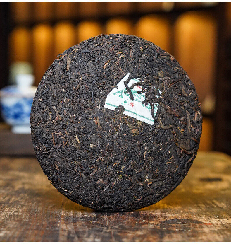 HelloYoung 357g Puerh Raw Tea Cake Menghai Raw Tea Cake Yunnan Pu'er Tea