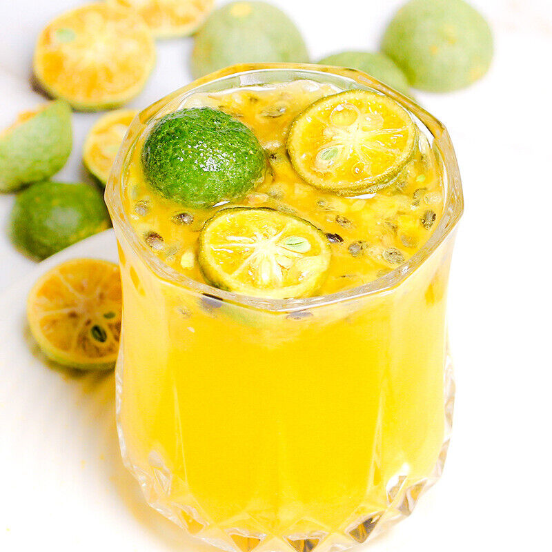 Passion Fruit Lemon Kumquat Tea Honey Freeze-dried Fruit Summer Cold Drink
