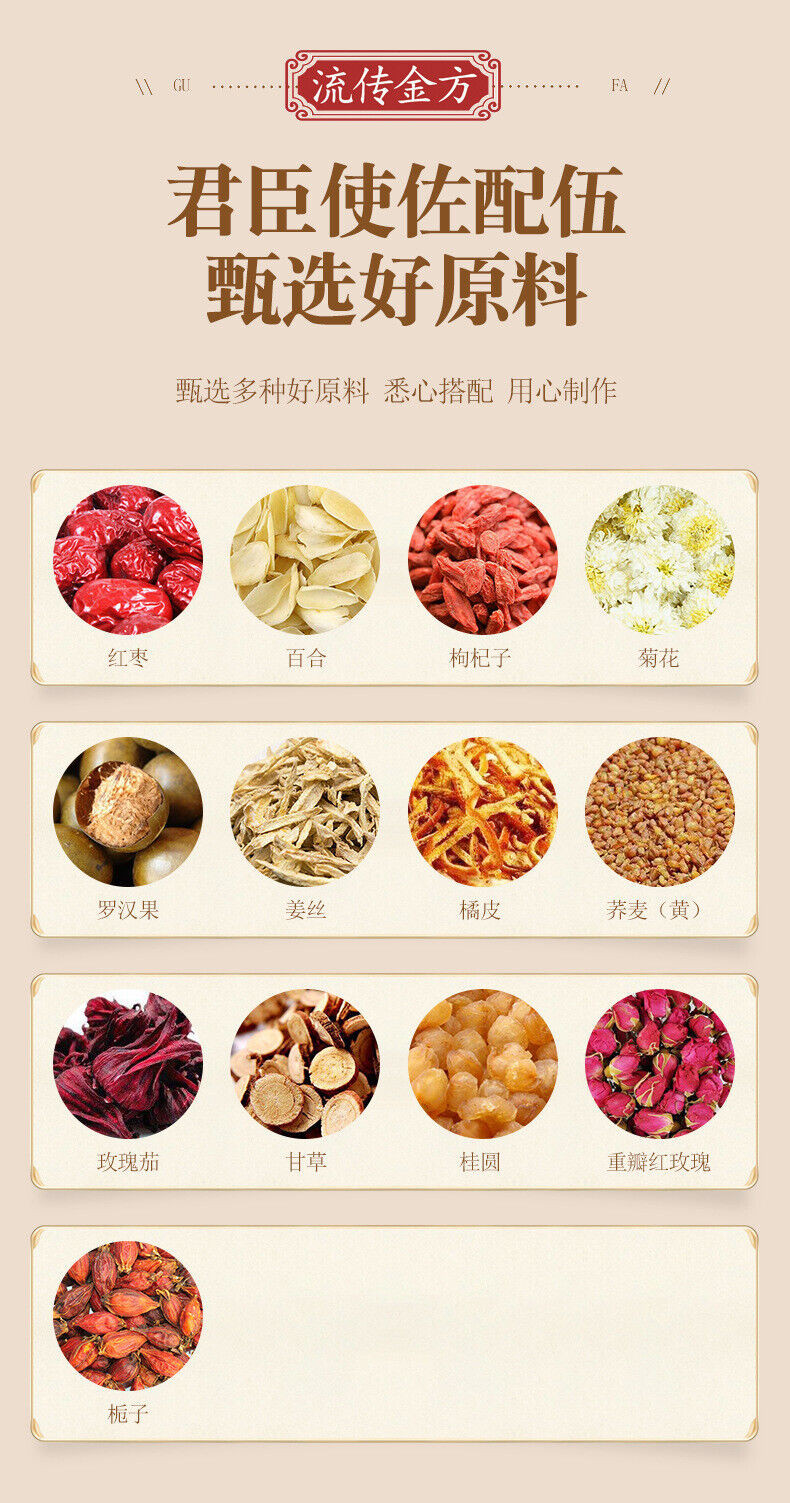HelloYoung 150g Gui Yuan red dates and wolfberry tea black sugar ginger date health bag tea