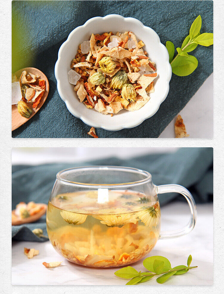 HelloYoung Osmanthus Snow Pear Tea Tartary Buckwheat Rock Sugar Snow Pear Chrysanthemum Tea