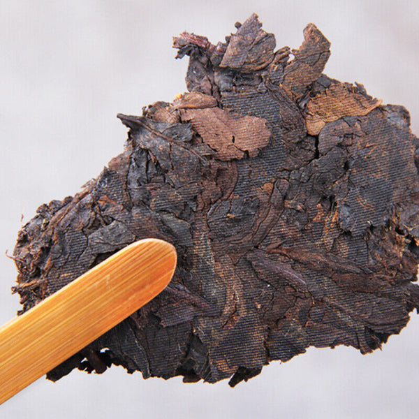 Pu-erh Schwarzer Tee 357g Menghai Brown Mount Old Pu'er Gekochter Tee Kuchen