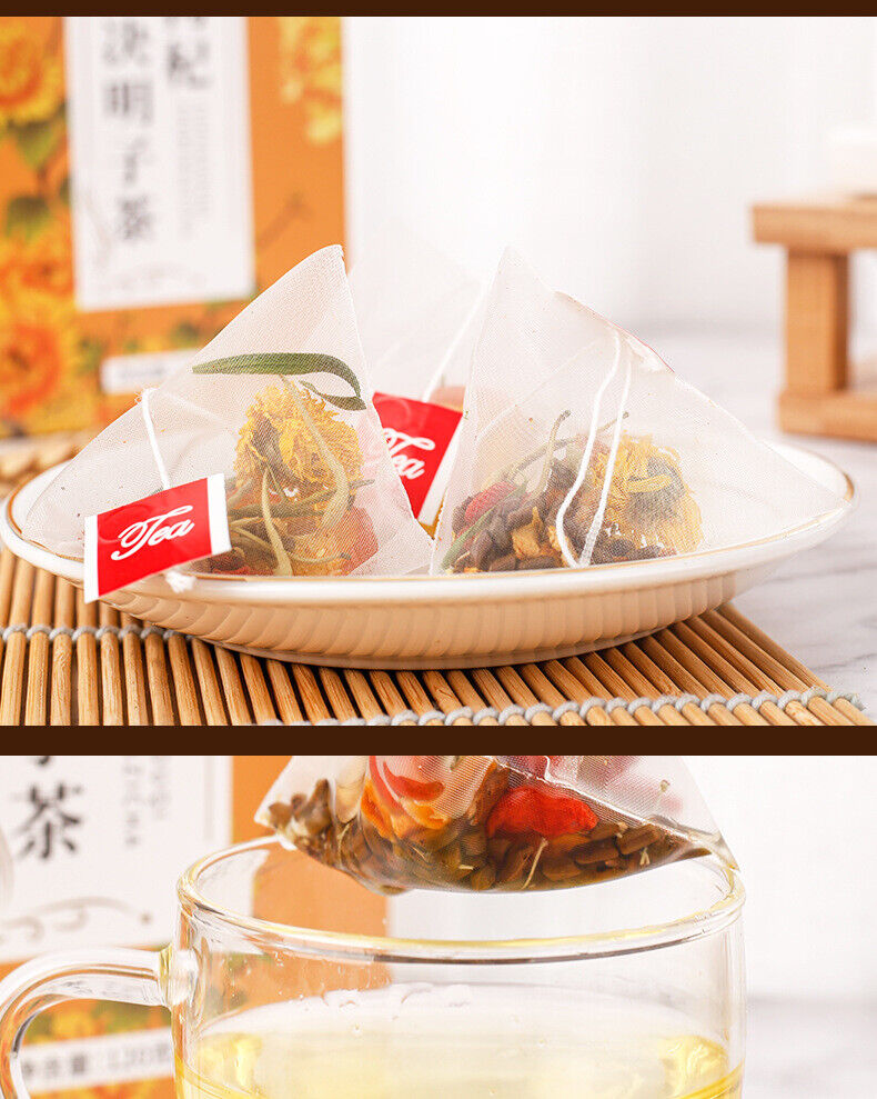 Authentic Chrysanthemum, Wolfberry, Cassia Seed Tea Triangle Bag Boxed 120G